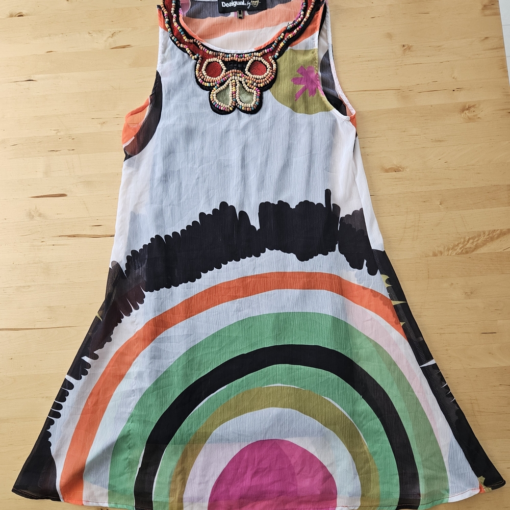 Desigual Multicolor Sleeveless Dress
